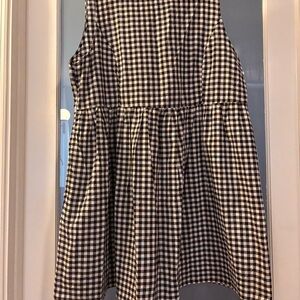Black and White gingham dress 🐼